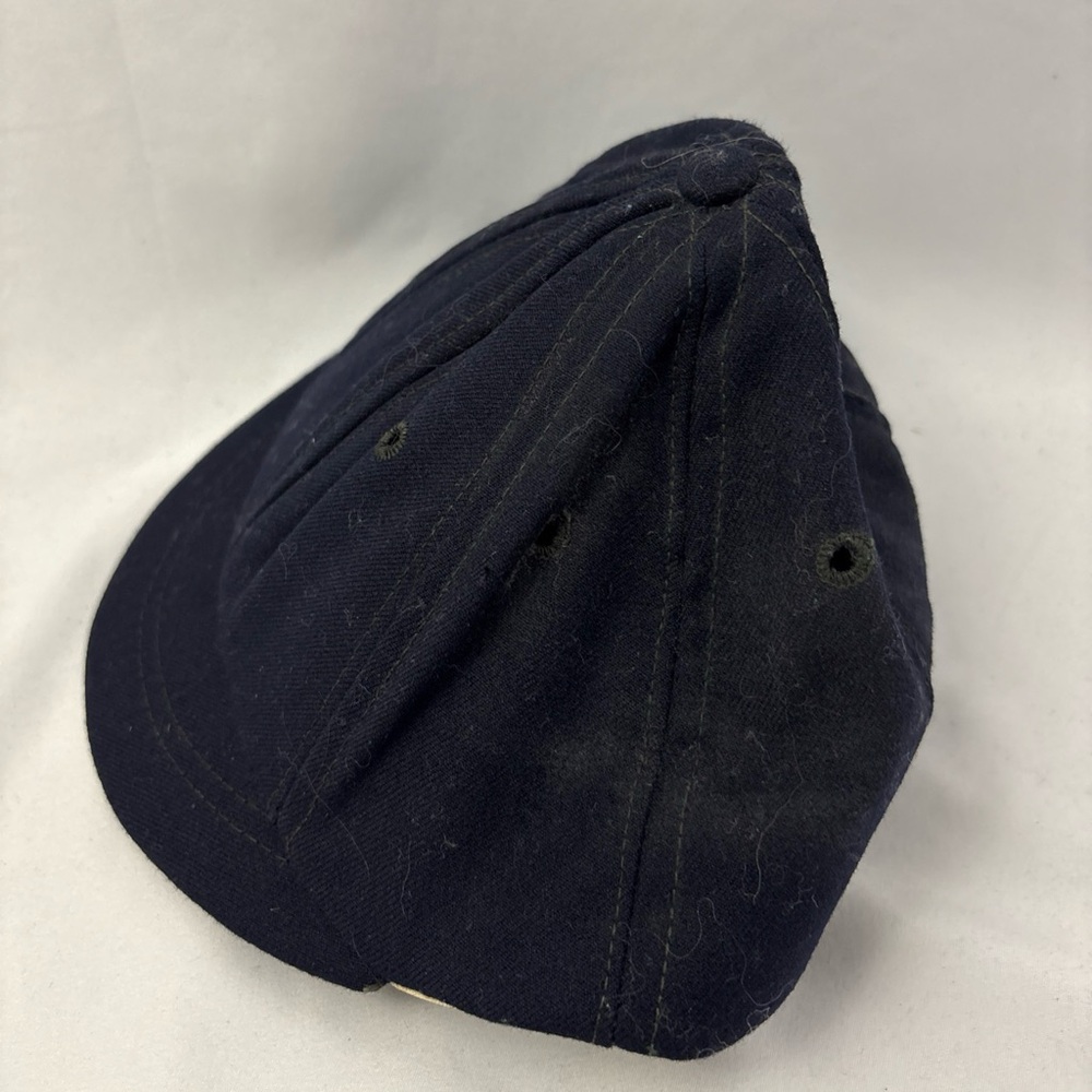 Vintage Funkap 100% Wool Cap 7 1/2 Black Hat Rare - Picture 3 of 8